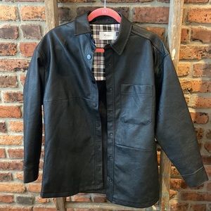 Black Pleather Jacket